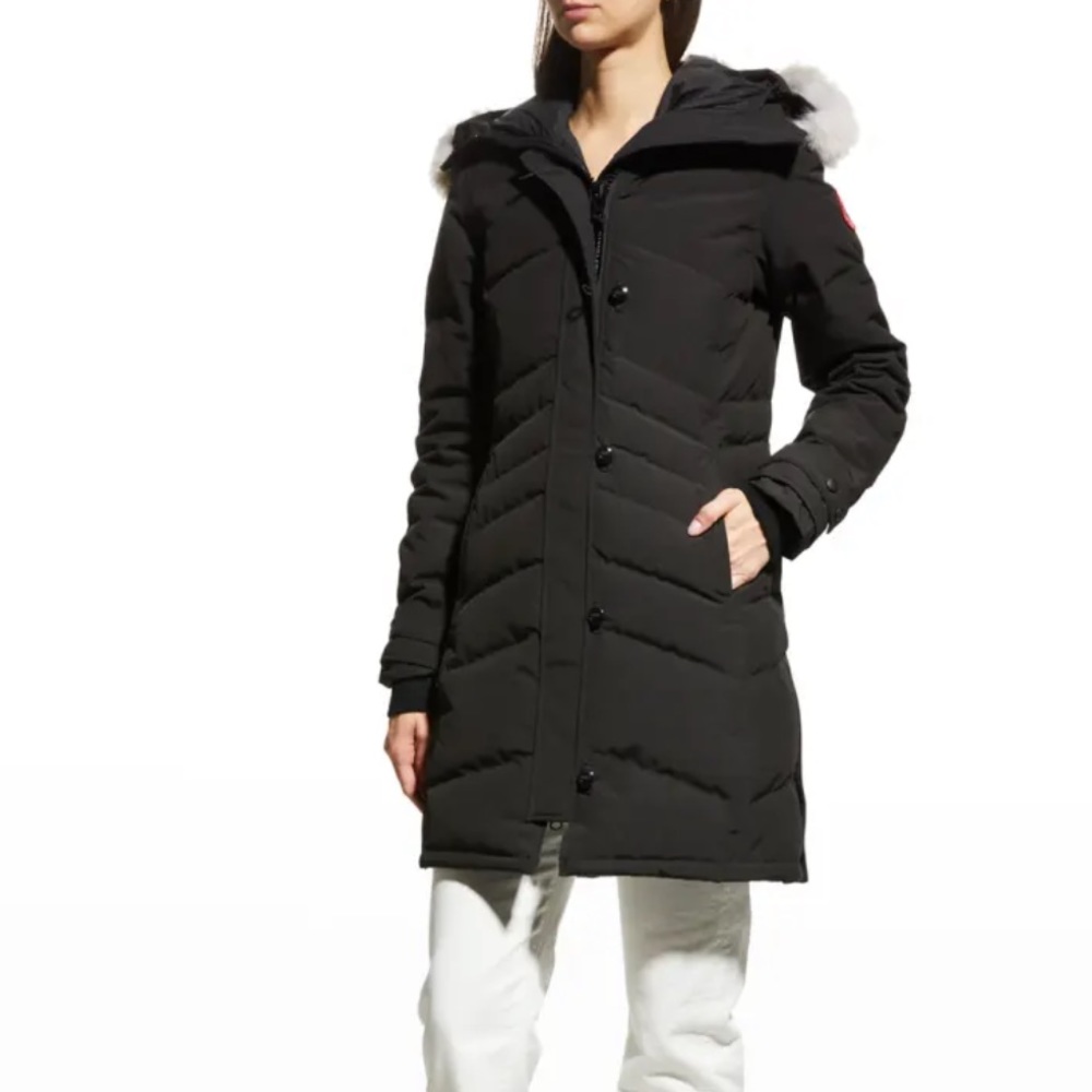 Canada Goose Lorette Fur-Hooded Down Parka Coat